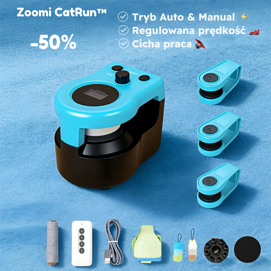 Zoomi CatRun™ – Interaktywna Zabawka Do Biegania I Polowania Dla Kota